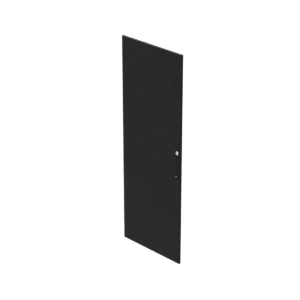Puerta Sólida para ProLine V/D / 2000x700 mm (78.7x27.6 in) / Acero Negro RAL 9005 / cUL Listed / EIA RS-310-D