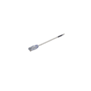 Cable de Parcheo TX6, UTP Cat6, Di?metro Reducido (28AWG), Color Blanco, 0.5 Metros (1.64 Pies)