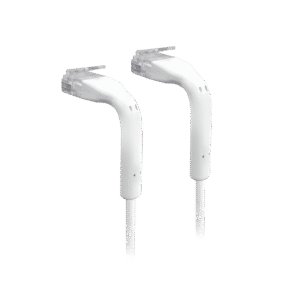 UniFi Patch Cable Cat6 Ultradelgado GbE con Botas Flexibles, Color Blanco, 3 Metros (9.84 Pies)