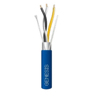 Bobina de 305 Metros (1000 Pies) / Cable 3 x 22 AWG / Color Azul / Blindado / Plenum / 1 Par Trenzado para Aplicaciones de Transmisi?n de Datos a Alta Velocidad para Automatizaci?n, EIA-485, BACnet y Otros Sistemas de Comunicaci?n