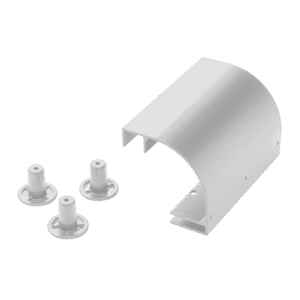 Accesorio de Bajada de Cable, Para Instalación en Escalerilla Hoffman, de Aluminio, Color Blanco