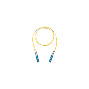 Jumper de Fibra Optica Monomodo 9/125 OS2, LC-LC Duplex, LSZH (Cero Hal?genos), Color Amarillo, 2 Metros (6.56 Pies)