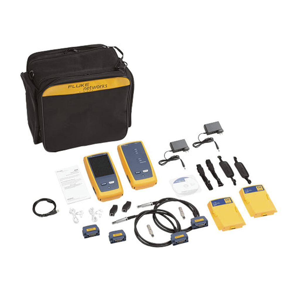 Certificador DSX-5000 para Cable de Cobre Cat5e, Cat6 y Cat6A, Precisi?n de Nivel V (1 GHz), Con WiFi Integrado y Pantalla LCD de 5.7 Pulgadas (14.48 cm), Versi?n Internacional