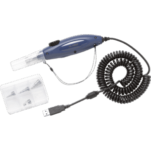 Kit de Inspección de Fibra Óptica / Sonda USB para Video / Conjunto de Puntas Adaptadoras / Limpieza y Verificación de Conectores / Prevención de Fallos por Contaminación