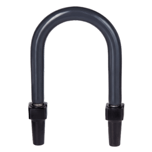 Abrazadera U de Pata Larga con Recubrimiento de PVC para Tubo de 1 1/2" (38 mm).