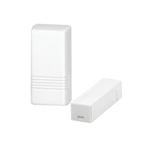 Transmisor Inalámbrico para Puerta/Ventana Serie 5800 / Carcasa Blanca / Terminales Cableados Loop 1 / Reed Switches Laterales Loop 2 / Transmisión Supervisora, Sabotaje y Batería Baja / Batería Litio 3V / Progr