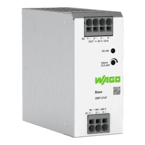 Fuente de Alimentación Monofásica / 24V DC 20A / 480W / Conexión Push-in / Autorrefrigeración / IP20 / MTBF >1,000,000h