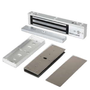 Kit Para Control de Acceso Incluye Chapa Magnética de 600 Lbs / Montaje En "U" Para Puerta de Cristal / Uso Interior / Certificación UL