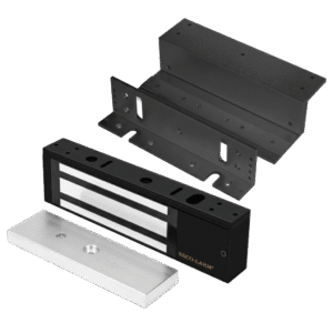 Kit Para Control de Acceso Incluye Chapa Magnética de 1200 Lbs / Montaje En Z y L / Uso Interior / Certificación UL / En Color Negro / Diseño Elegante